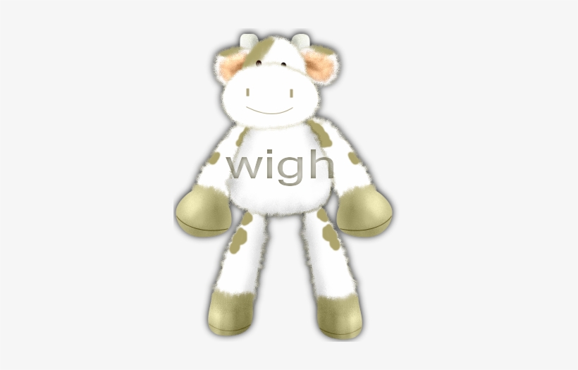 Wigh This And That Lesson 1 Moo The Cute Cow - Stuffed Toy, transparent png download