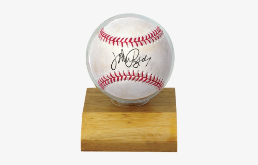 Wood Base - Baseball Dark Wood Holder, transparent png download