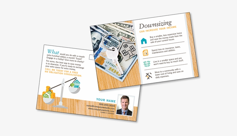 A Lead Generation Postcard Targeted To Retirees And - Real Estate Ads Empty Nesters, transparent png download
