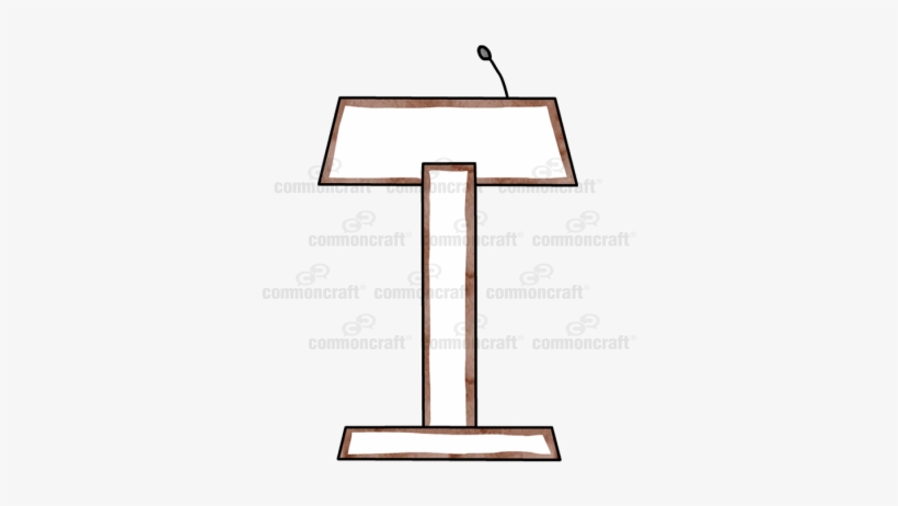 Lectern Podium Microphone - Sofa Tables, transparent png download