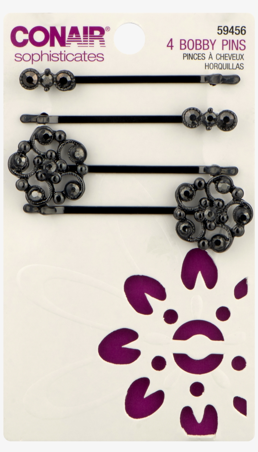 Conair Sophisticates Bobby Pins - 4 Pins, transparent png download