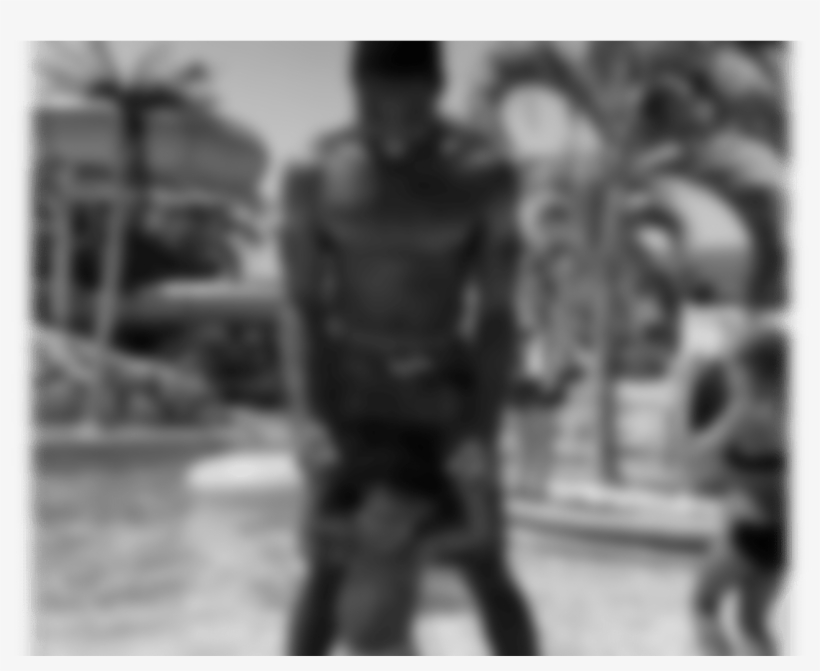 Torrey Smith Playing With His Son Tj - Monochrome, transparent png download