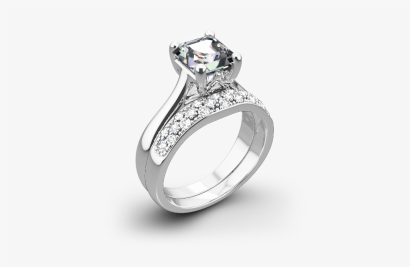 Vatche 1019 Royal Crown Diamond Wedding Set For Princess - Wedding, transparent png download