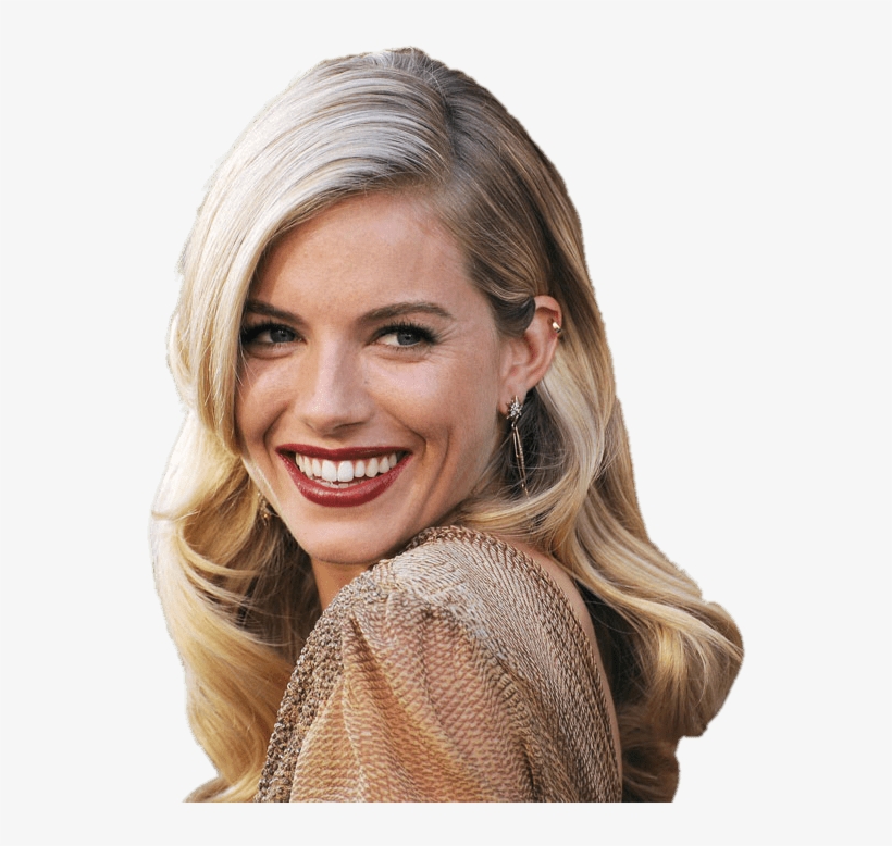 Sienna Miller Long Hair Png - Sienna Miller Hair, transparent png download