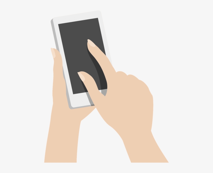 Free Png Phone In Hand Png Images Transparent - Phone In Hand Vector Png, transparent png download