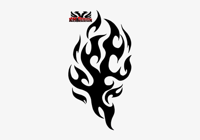 Download Tribal Flames Designs Clipart Clip Art - Dragon Head, transparent png download