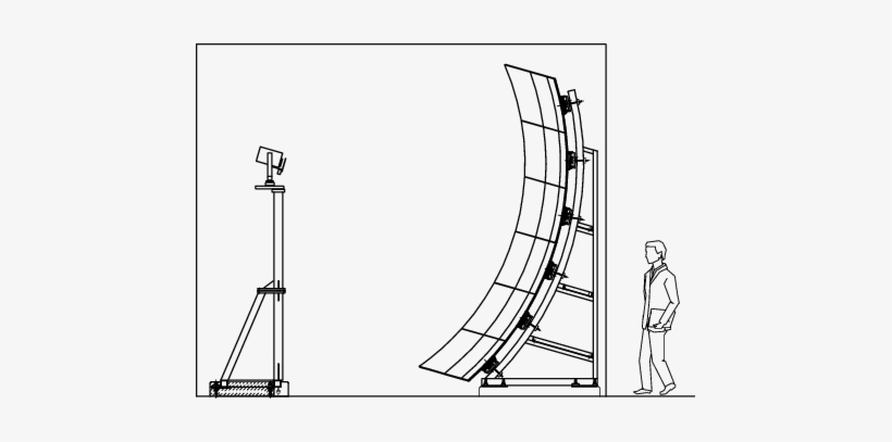 } Schematic View Of The \funk Experiment With A Pillar - Drawing, transparent png download