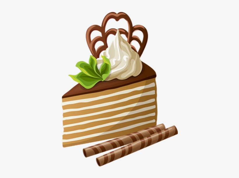 Part De Gâteau Png - Dessert Vector Png, transparent png download