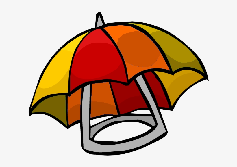 Summer Umbrella Hat - Club Penguin Umbrella Hat, transparent png download