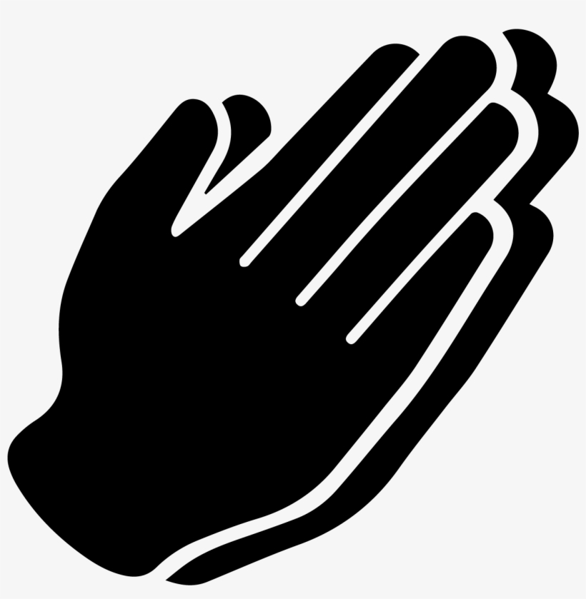 Pray With Us - Football And Praying Hands, transparent png download