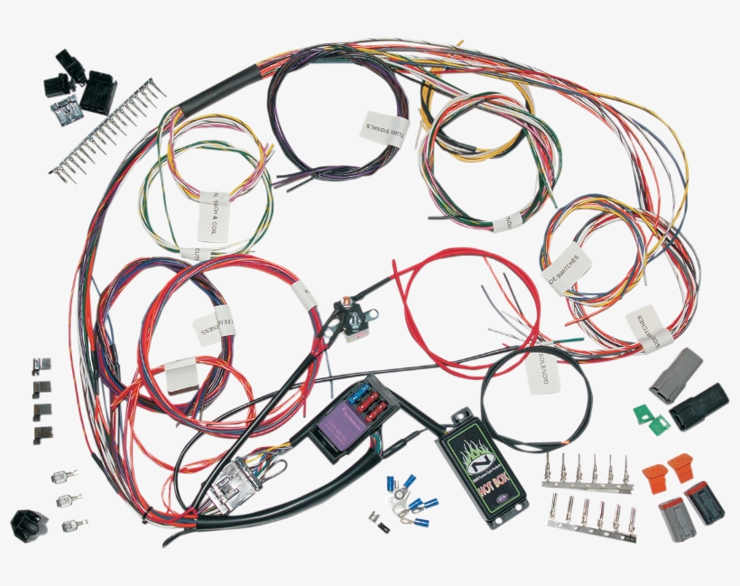 Namz Custom Complete Motorcycle Wire Harness Harley - Namz Complete Bike Harness *ncbh-01-a - 2120-0769, transparent png download