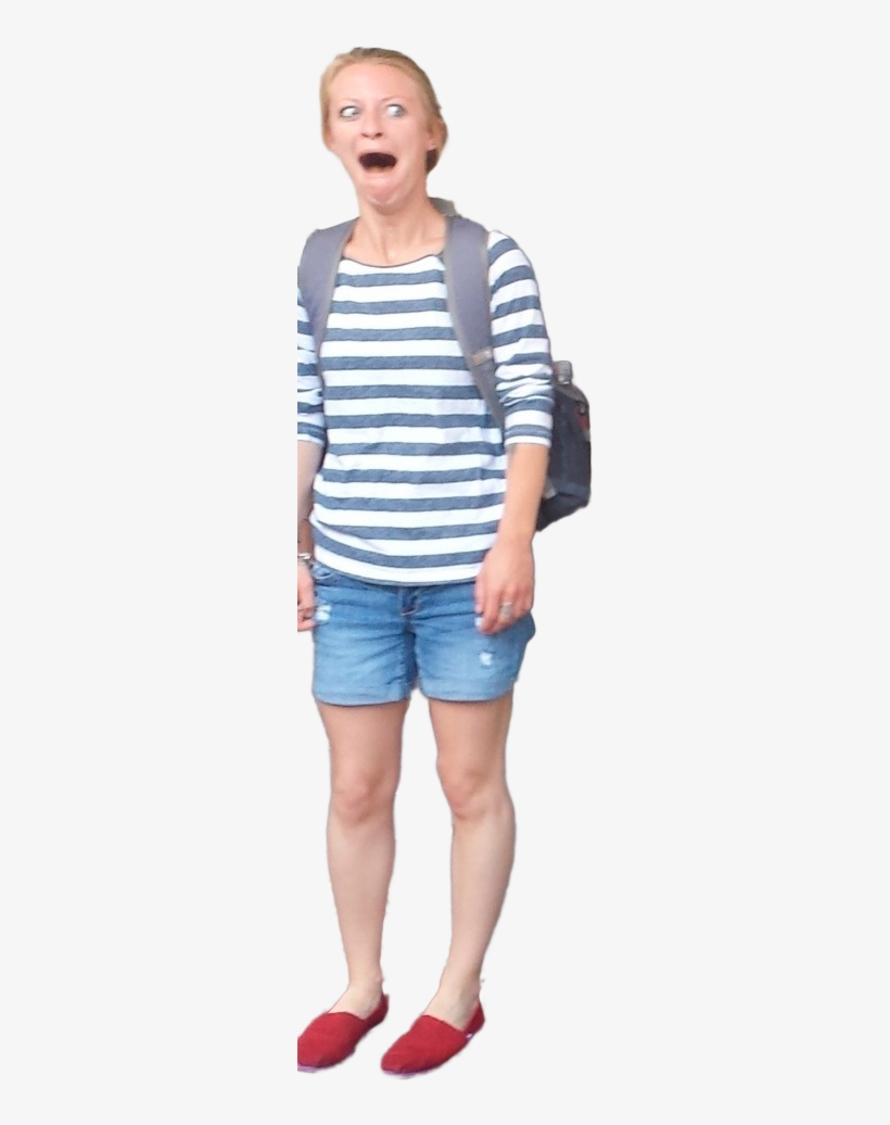 Extremely Surprised/shocked Girl - Girl, transparent png download