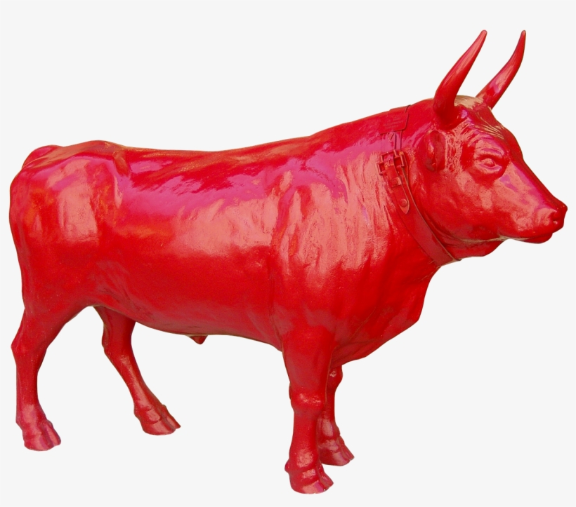 Red Color Bull, transparent png download
