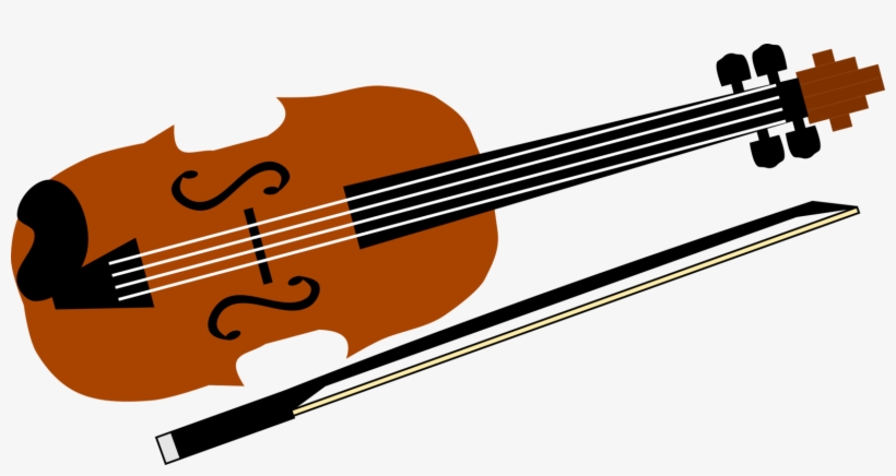 Violin Double Bass Bowed String Instrument String Instruments - String Instruments Clip Art, transparent png download