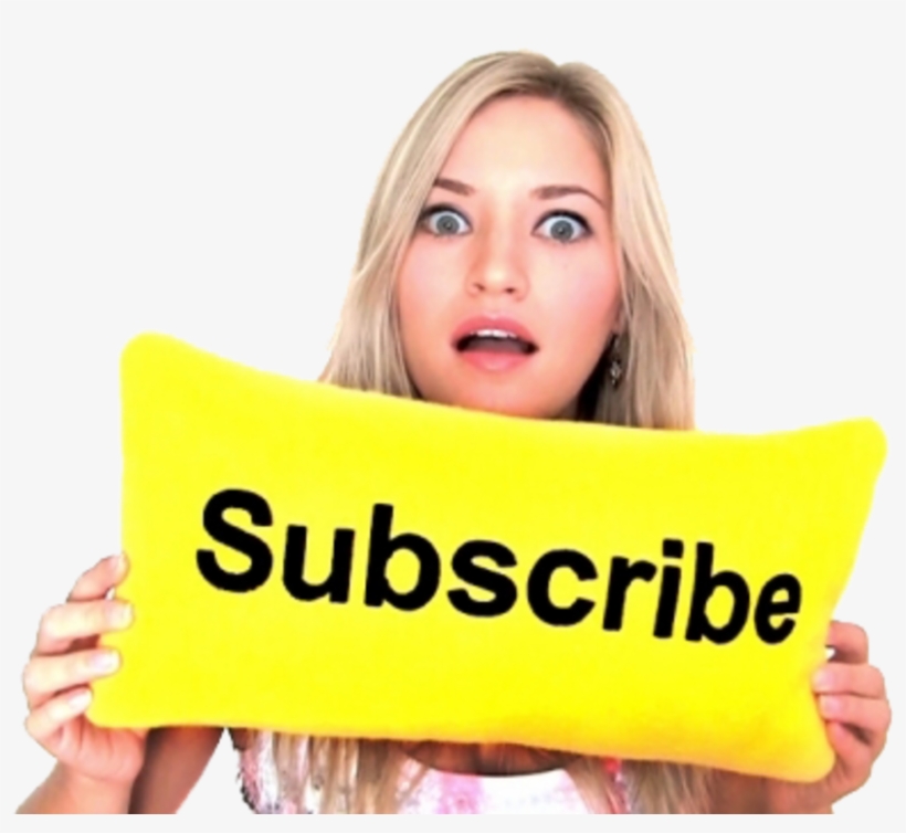 3 Twitter Growth Hacking Tips For Website Traffic - Subscribe With Girl Png, transparent png download