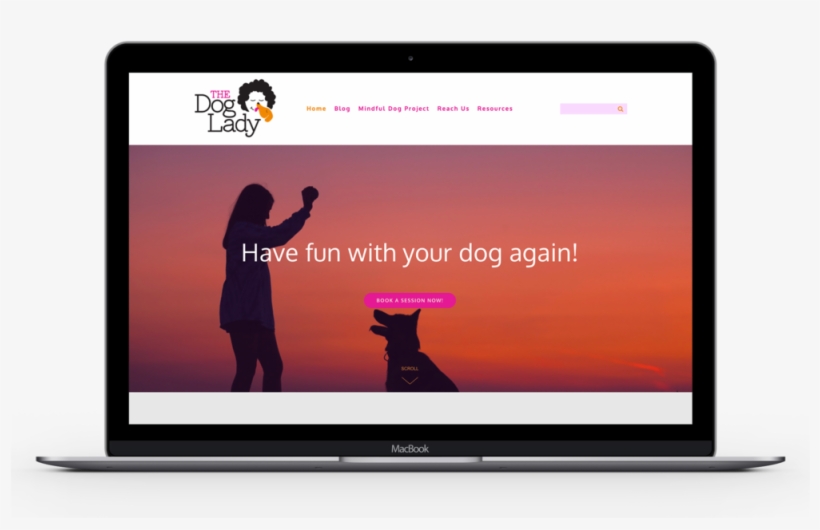 2 Seth Barham The Dog Lady Website Design, transparent png download