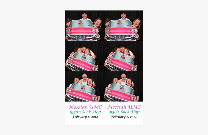 Umc Sock Hop - 50's Convertible Car Party Photo Prop, transparent png download