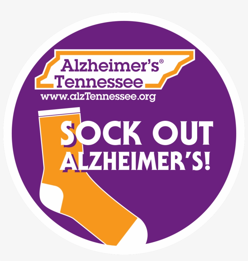 Sock Out Alzheimer's - Alzheimer's Tennessee, transparent png download