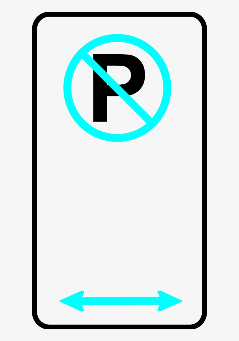 Sign No Parking Zone - Sign, transparent png download