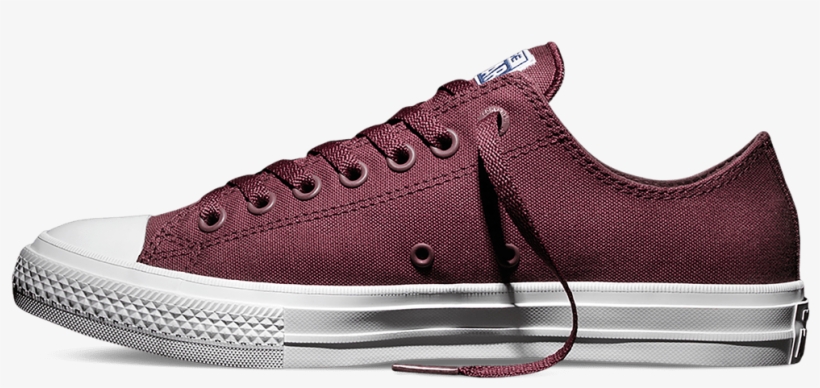 Converse Chuck Taylor All Star Ii Low 'bordeaux' Medial - Converse Chuck Taylor All Star Ii Ox, transparent png download