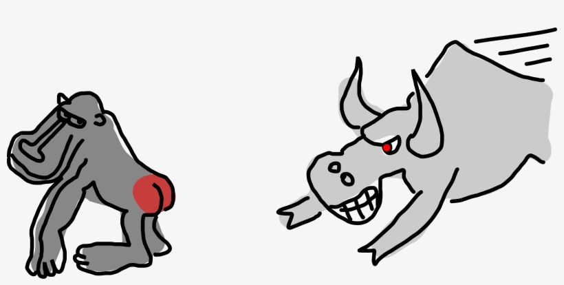 This Free Icons Png Design Of Baboon And Bull, transparent png download