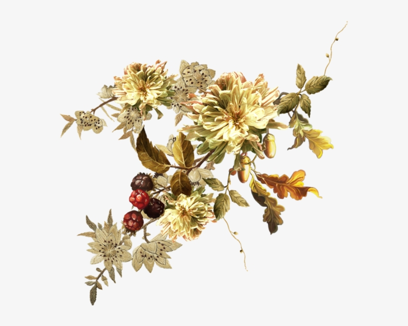 Fleurs,tube,flowers,png - Винтажные Кластеры Пнг, transparent png download