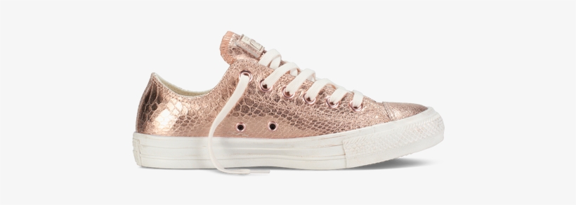 Chuck Taylor Metallic - Rose Gold Trainers Converse, transparent png download