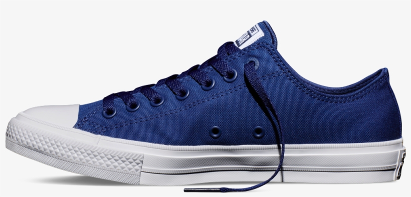 Chucktaylor2 - Glassslipperscc Blue Converse Chuck Taylor Ii Low Top, transparent png download