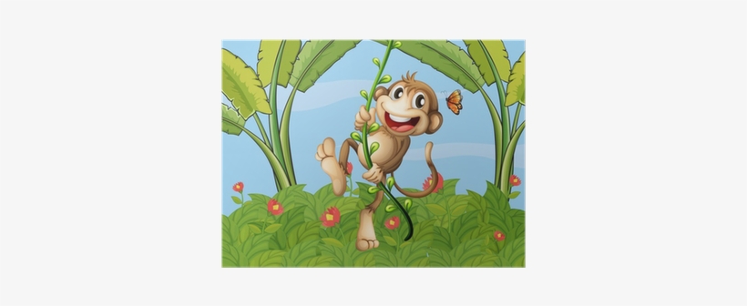 Ein Hängender Affe Postkarte, transparent png download