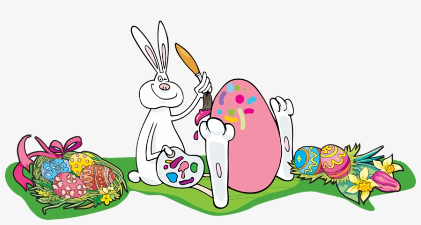 Egg Clipart Easter Bunny Png Easter Bunny Clipartpng - Easter Clipart Transparent Border, transparent png download