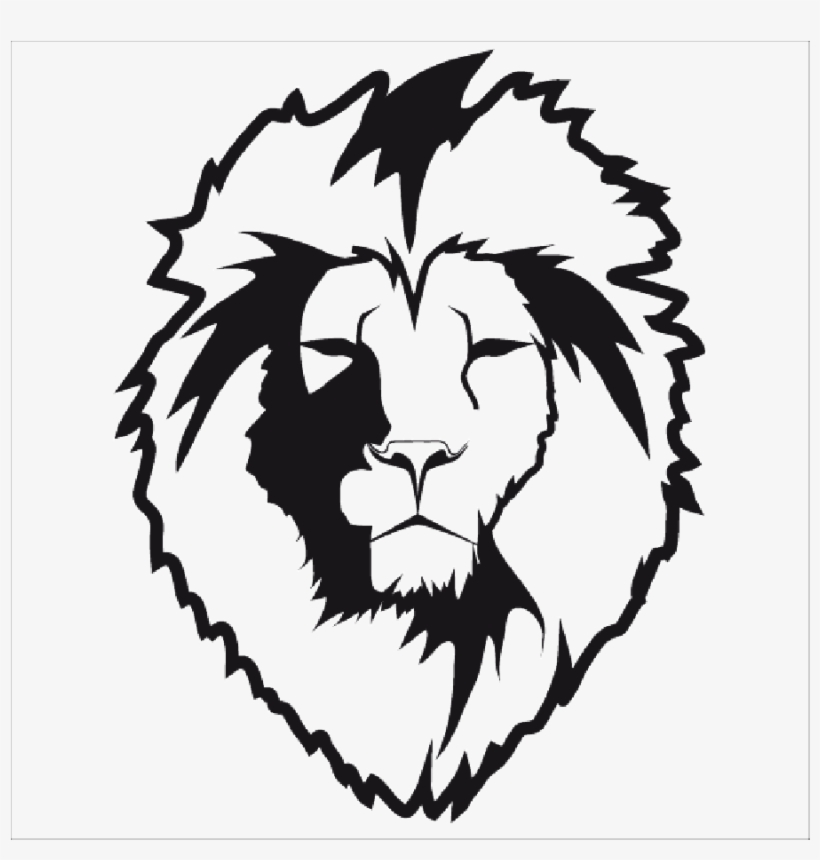Tete Lion Png - Spreadshirt Lion Lion Head Illustration Wild Cat Bag, transparent png download