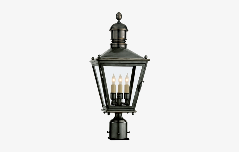 Sussex Small Post Lantern In Bronze - Lantern, transparent png download