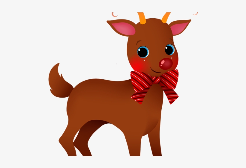 Horns Clipart Reindeer Antler - Christmas Reindeer Clipart, transparent png download