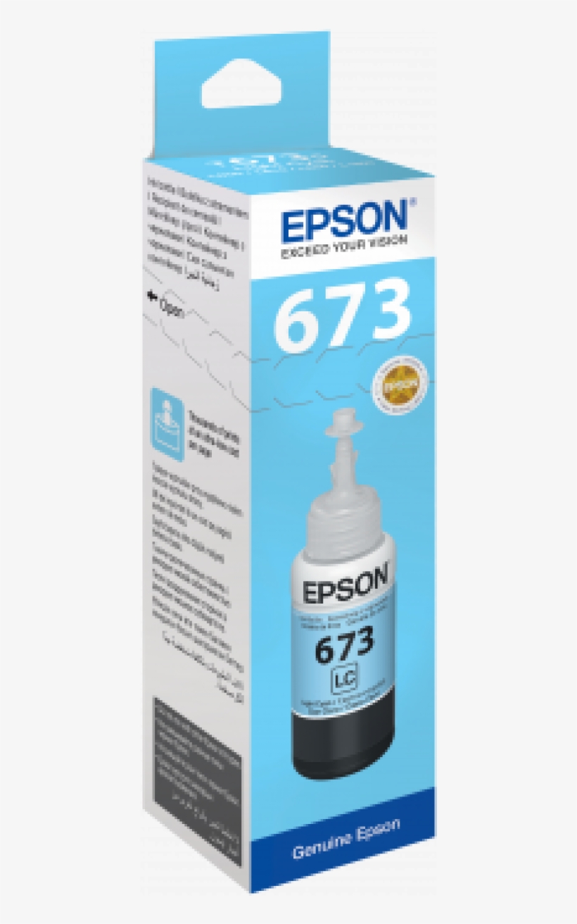 Epson T6735 Light Cyan Ink Bottle 70ml C13t67354a - Epson T6736 Light Magenta, transparent png download