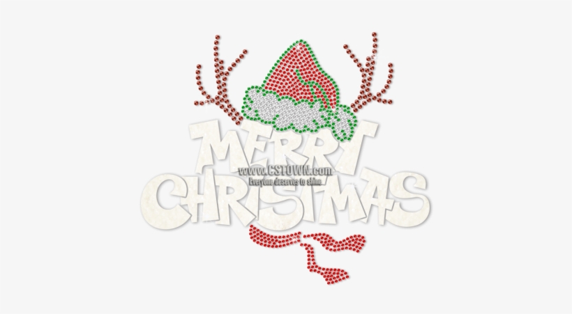 Wholesale Cartoon Reindeer Antlers Glitter Christmas - Reindeer, transparent png download