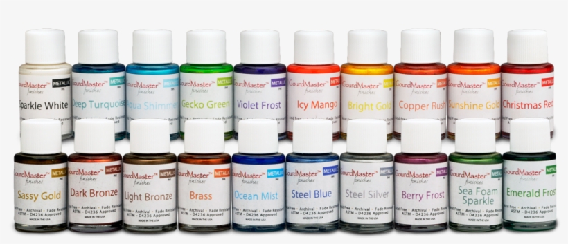 Gourdmaster Metallic Gourd Ink Sets, transparent png download