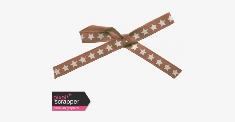 Bow 176 Pink Stars - Digital Scrapbooking, transparent png download