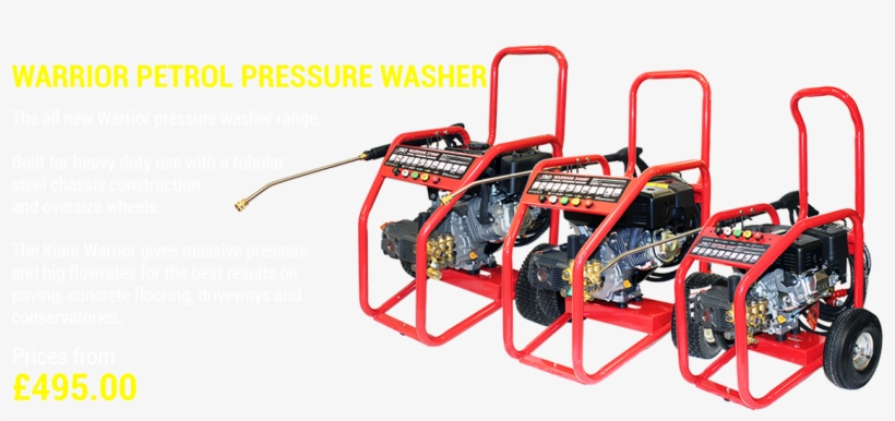 Kiam Warrior Pressure Washer Range - Machine, transparent png download