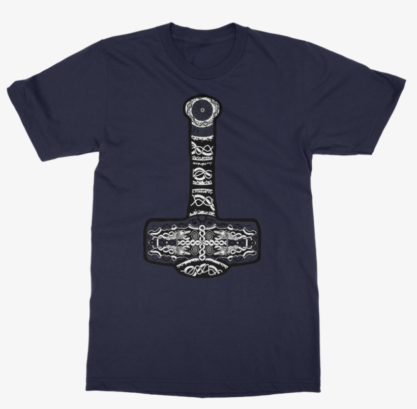 Thors Hammer ﻿classic Adult T-shirt - Mega Drive T Shirt, transparent png download