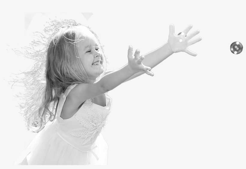 Young Girl Transparent Bw - Girl, transparent png download