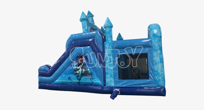 Ice Princess Jumping Castle Combo - Inflatable, transparent png download