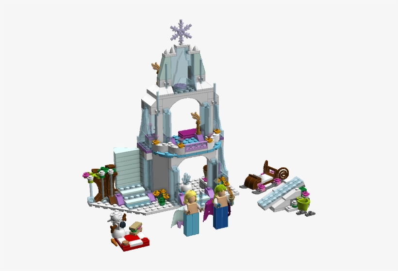 Elsas Sparkling Ice Castle Klein - Elsa's Sparkling Ice Castle Lego Png, transparent png download