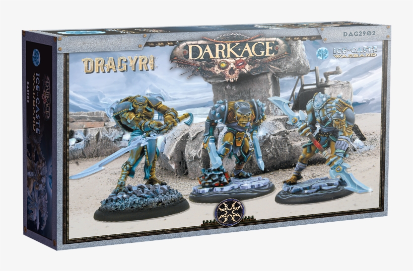 Dragyri Ice-warband - Dark Age - Dragyri Ice-caste Warband, transparent png download