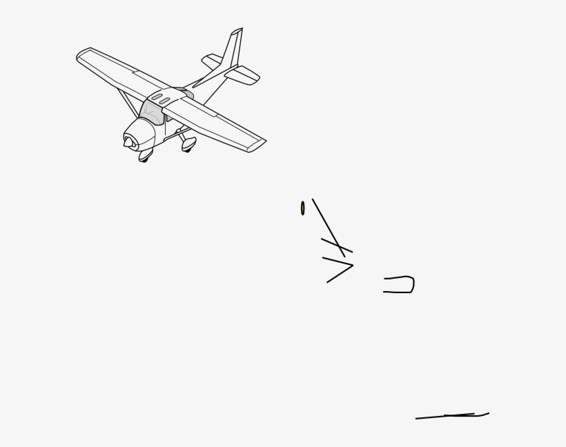 Flight Clipart Cessna Airplane - Aviation Broke Black Text Square Sticker 3" X 3", transparent png download