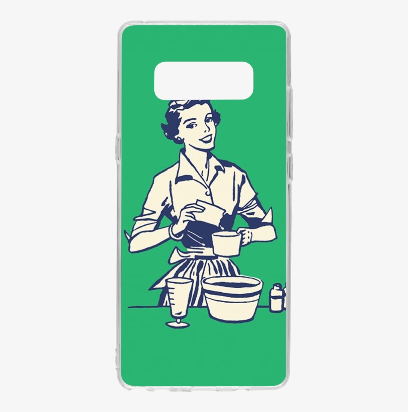 Spr Sp511111 Phone Woman Cooking 1 - Art Print: Pop Ink - Csa Images' Woman Cooking, 24x18in., transparent png download