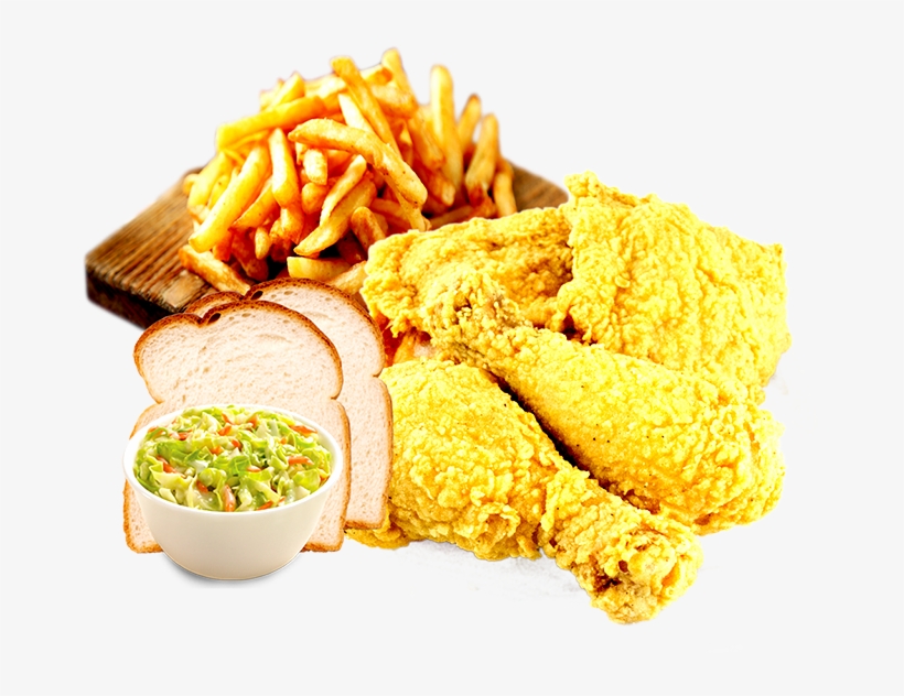 4pc Chicken Legs & Thighs - Cole Slaw, transparent png download