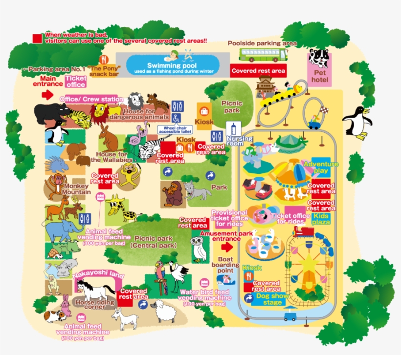The Amusement Park Along With The Zoo Is For Children, transparent png download