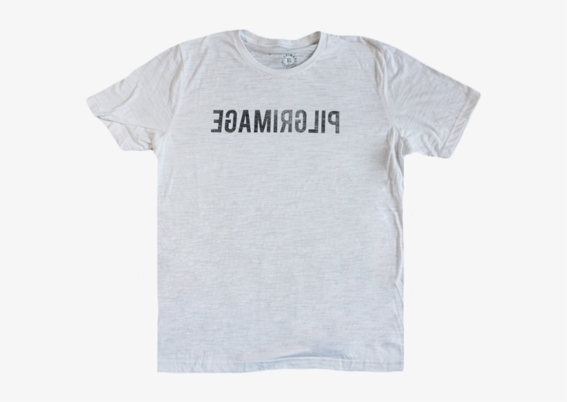 Block Letter Mirror Tee - 6750 Anvil Adult Triblend T-shirt, transparent png download