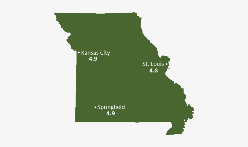 Missouri Sun Light Hours Map - Missouri Softshell Water Turtles, transparent png download