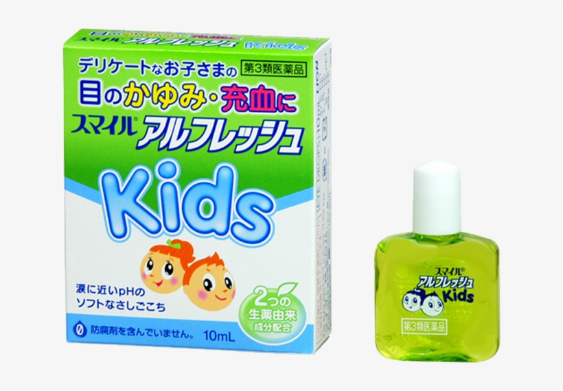 Eye Drops Offering Highly Effective Relief From Itchy - ライオン スマイル アル フレッシュ キッズ 10ml, transparent png download